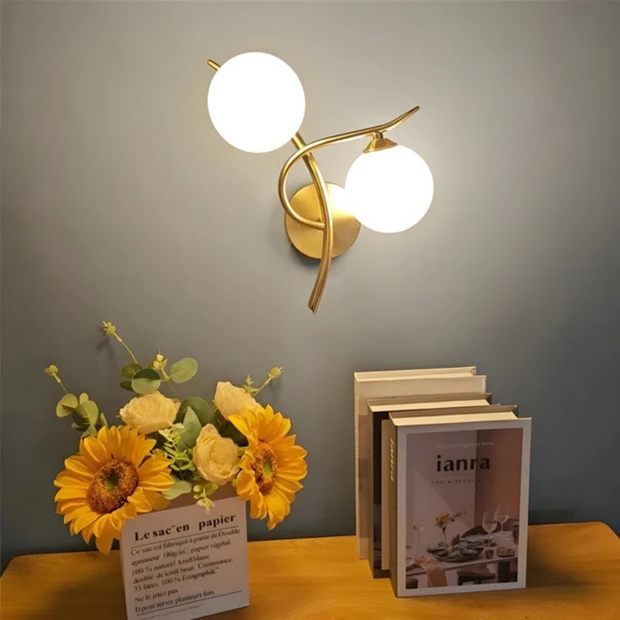 GlasGold Wandlicht