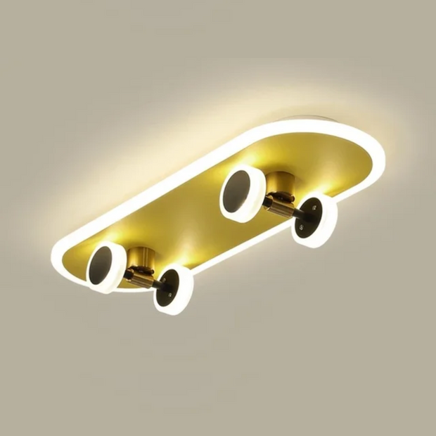 Moderne LED Deckenlampe Schlafzimmer energiesparend warmweiß