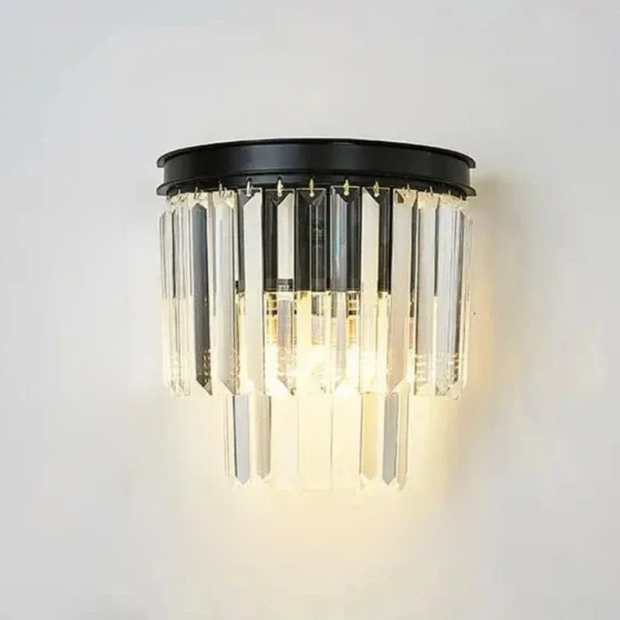 Kristall Wandlampe LED innen warmweiß modern gold Design