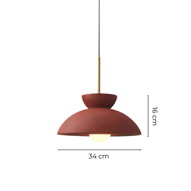 Design Pendelleuchte Esszimmer Wohnzimmer Schlafzimmer Wabi Sabi Stil