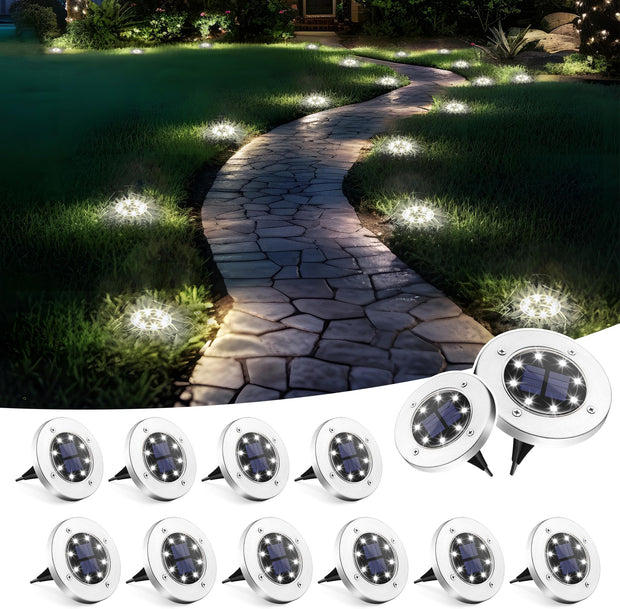 Solar Gartenleuchten wetterfest – LED Außenbeleuchtung Solarglanz im 2er-Set | Marthova