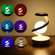 RGB Schreibtischlampe mit Gestensteuerung und kabelloser Ladefunktion