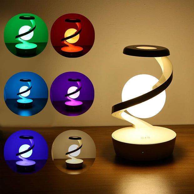 RGB Schreibtischlampe mit Gestensteuerung und kabelloser Ladefunktion