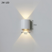 Moderne LED Wandlampe Aluminium Energieeffizient Wohnzimmer Schlafzimmer