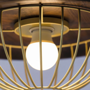 Skandinavische Pendelleuchte Holz Metall Esszimmer Wohnzimmer Modern