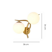GlasGold Wandlicht