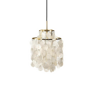 Muschel Hängelampe für Esstisch Wohnzimmer Vintage Look
