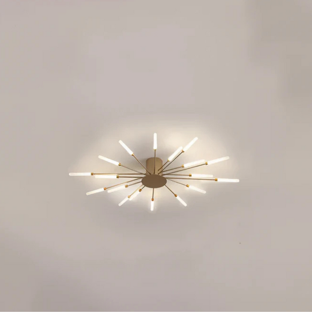 Moderne LED Deckenleuchte Wohnzimmer energiesparend 15m2 LuxHalo