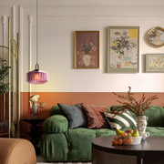 Retro Hängelampe aus Glas warmes Licht für Esszimmer Wohnzimmer Flur