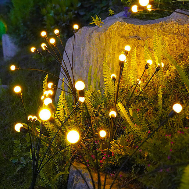 Lichtertanz Solarbetriebene Gartenbeleuchtung Außenlampen
