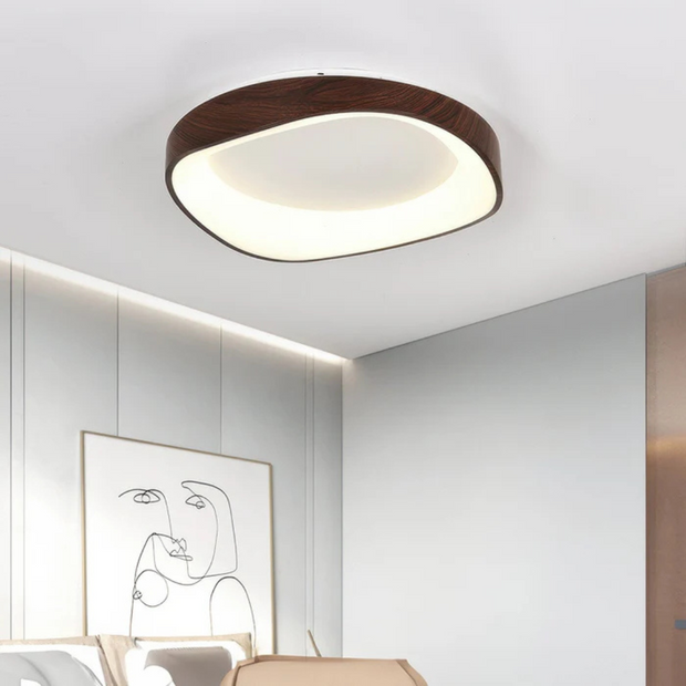 LED Deckenleuchte aus Holz skandinavisches Design Wohnzimmer Schlafzimmer