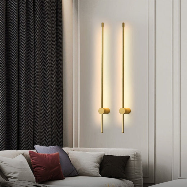 Wandlampe minimalistisch modern LED Aluminium für Flur Wohnzimmer Schlafzimmer