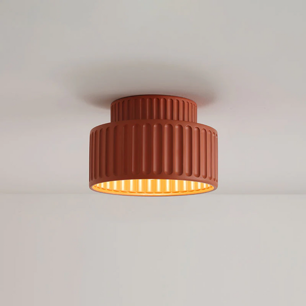 Vintage Deckenleuchte für niedrige Decken stilvolle Lampe für Wohnzimmer Schlafzimmer Küche