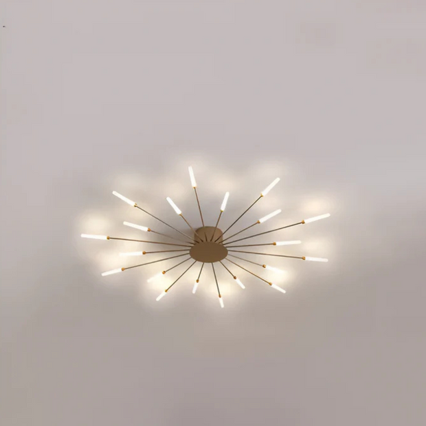 Moderne LED Deckenleuchte Wohnzimmer energiesparend 15m2 LuxHalo