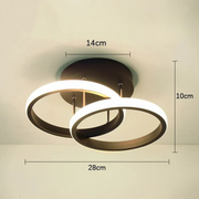 LumoRing LED Deckenleuchte modern energiesparend für Wohnzimmer Schlafzimmer Flur