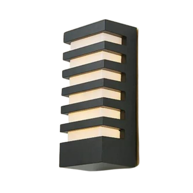 Moderne LED Wandleuchte aus Aluminium für Innen und Außen
