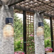 SolarLicht Flair Außenwandleuchte wetterfest LED modern Gartenlampe