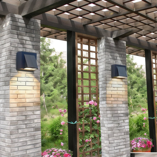 SolarLicht Flair Außenwandleuchte wetterfest LED modern Gartenlampe