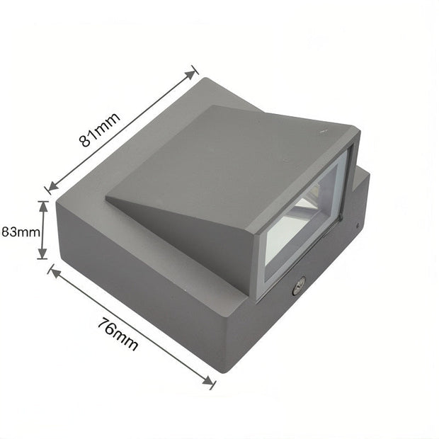SolarLicht Flair Außenwandleuchte wetterfest LED modern Gartenlampe