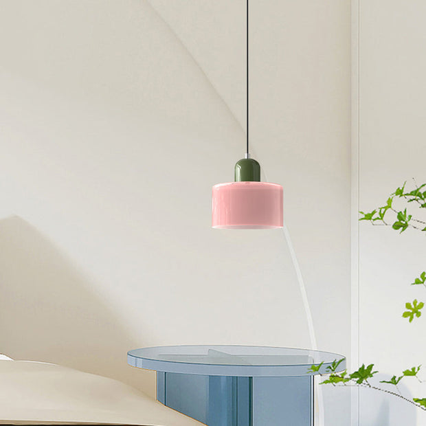 Glas-Pendelleuchte - LED, Glas/Metall, Max 12W, Druckknopfschalter, E27, CE/UL zertifiziert, moderne Eleganz Deckenlampen