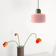 Glas-Pendelleuchte - LED, Glas/Metall, Max 12W, Druckknopfschalter, E27, CE/UL zertifiziert, moderne Eleganz Deckenlampen