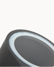 SchwarzSchein Wandleuchte – Minimalistisch Schwarz – Metall und Glas – LED für Hal und Garten