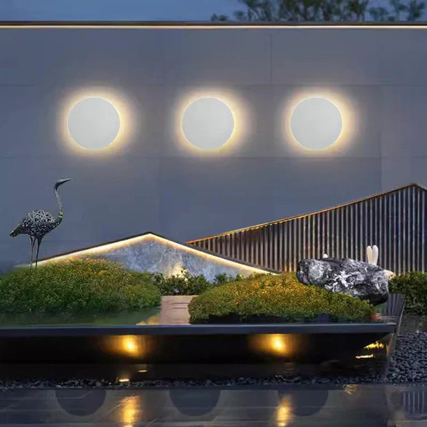 WetterLicht LED Außenwandleuchte IP65 wasserdicht warmweiß für Garten Terrasse Balkon