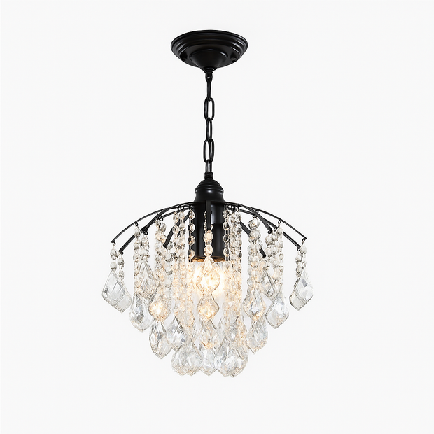 Kristall Deckenleuchte Schlafzimmer modern dimmbar warmweiß LED
