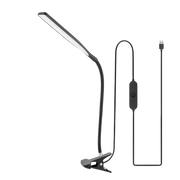 FlexiLumo LED Schreibtischlampe mit Schwanenhals und Klemme für Homeoffice und Studium