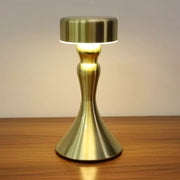 LumaGold Touch kabellose LED Tischlampe mit Ladefunktion in Gold