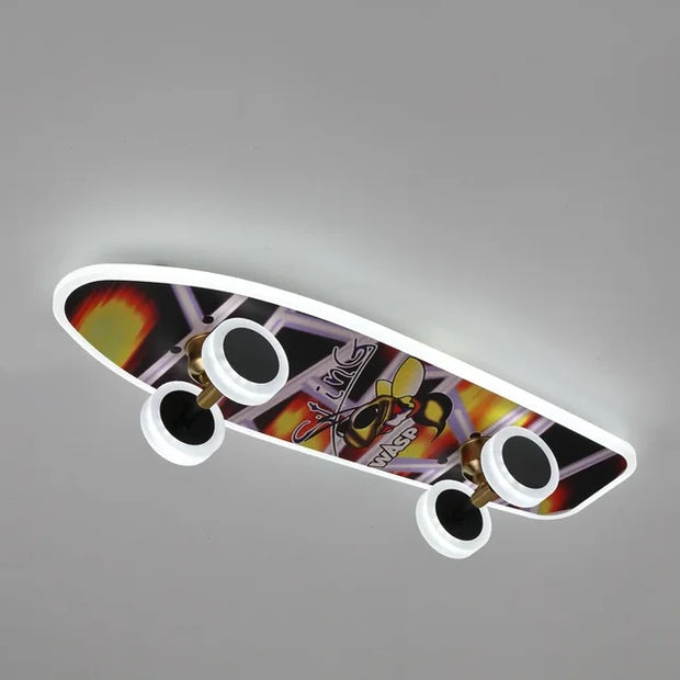 Moderne LED Deckenlampe Schlafzimmer energiesparend warmweiß