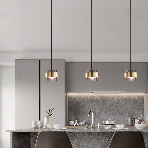 Glasviva Hängelampe mit verstellbarem 120cm Kabel - Metall & Glas E27 Deckenleuchte, AC Power, ROHS/CCC/CE zertifiziert