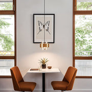 Glasviva Hängelampe mit verstellbarem 120cm Kabel - Metall & Glas E27 Deckenleuchte, AC Power, ROHS/CCC/CE zertifiziert