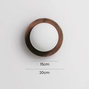 HolzLumen Wandleuchte G9 LED, 110-240V, Frosted Glass, für Küche, Schlafzimmer