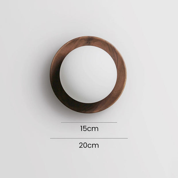 HolzLumen Wandleuchte G9 LED, 110-240V, Frosted Glass, für Küche, Schlafzimmer