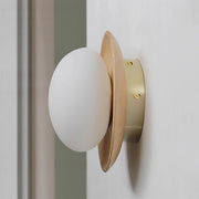 HolzLumen Wandleuchte G9 LED, 110-240V, Frosted Glass, für Küche, Schlafzimmer