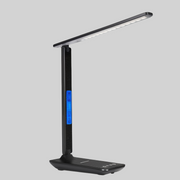 LED Schreibtischlampe mit Wireless Charger und LCD Display für Büro und Zuhause