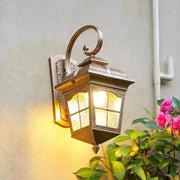 NachtGlanz Außenwandleuchte wetterfeste Wandlampe für Terrasse Balkon Garten