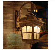 NachtGlanz Außenwandleuchte wetterfeste Wandlampe für Terrasse Balkon Garten