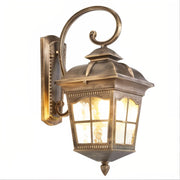 NachtGlanz Außenwandleuchte wetterfeste Wandlampe für Terrasse Balkon Garten