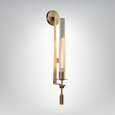 Aurélia Wandleuchte, Wandlampen aus Eisen und Glas | E27, 90-260V | Nordic Stil für Wohnzimmer, Schlafzimmer | Wandmontage, LED