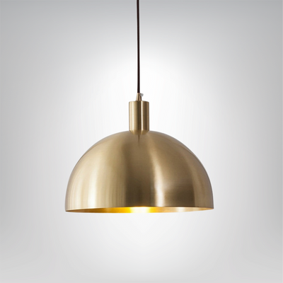 Auréla Pendelleuchte, Moderne Messing-Hängeleuchte im Mid-Century-Stil, verstellbarer Draht, E26/E27, 40W Max