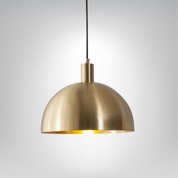 Auréla Pendelleuchte, Moderne Messing-Hängeleuchte im Mid-Century-Stil, verstellbarer Draht, E26/E27, 40W Max