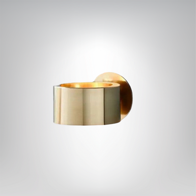 NoirAura Wandlicht, Moderne Wandleuchte, Eisen, Schwarz/Gold Finish, Auf-/Abwärtslicht, 90-260V