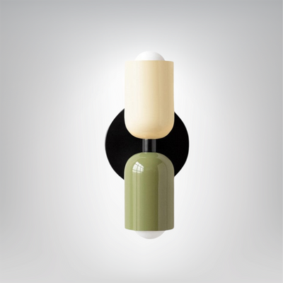 VivaLicht Wandlampe, moderne Wandleuchte - LED, Doppelleuchte, Eisengehäuse, 90-260V, Auf-/Abwärtsbeleuchtung