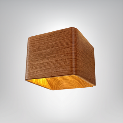 NordLicht Arla Wandleuchte Holzoptik – Moderne LED Beleuchtung für Schlafzimmer & Wohnzimmer