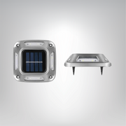 SonnenWege Lichtstein LED Gartenbeleuchtung Solar Wasserdicht Außenleuchte