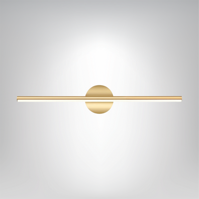 Aurora Lux LED Wandlampe Schwarz Gold Wohnzimmer Schlafzimmer Badezimmer