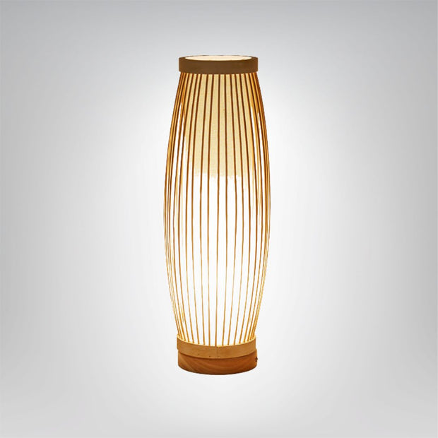 bambus tischlampe zen stil warmes licht orientalische dekoration