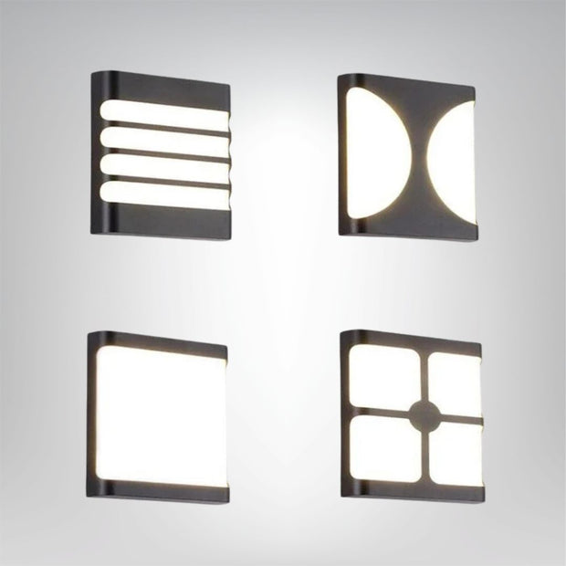 Wetterfeste LED Außenlampe Gartenbeleuchtung modern warmweiß IP65